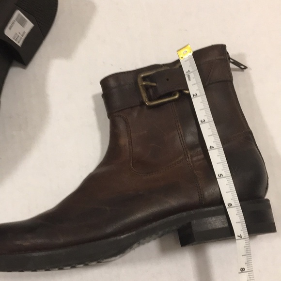 NWT Frye Pippa Leather Ankle Brown Boots - Picture 13 of 13